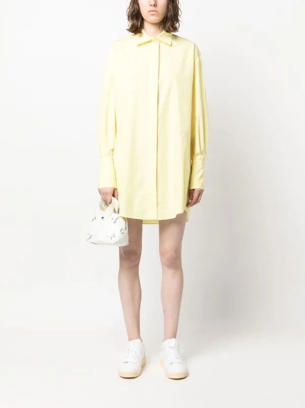 Patou ロングスリーブ シャツドレス | イエロー | FARFETCH JP