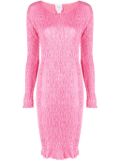 Patou smocked organic cotton dress - Pink