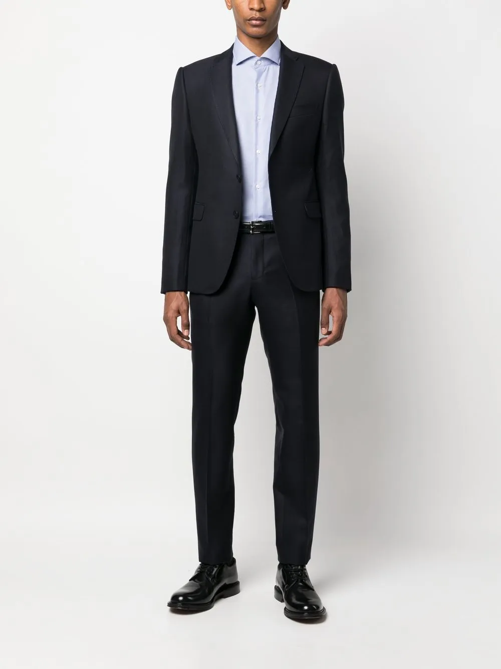 BOSS Button-down overhemd - Blauw