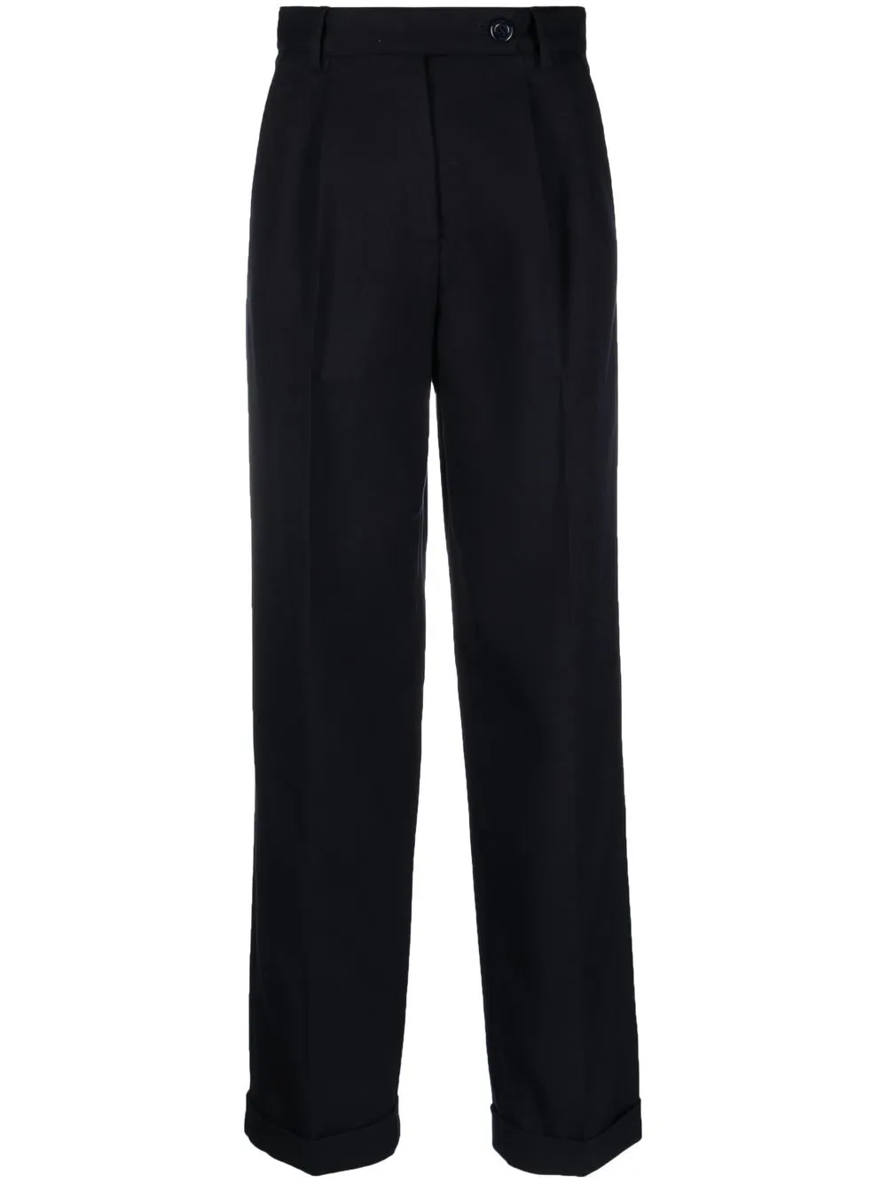 Image 1 of See by Chloé high-waisted straight-leg trousers