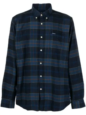 Barbour blue shirt Clearance