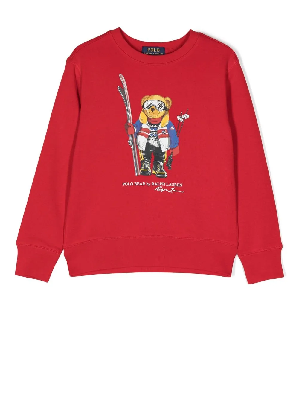 

Ralph Lauren Kids Polo Bear sweatshirt - Rojo