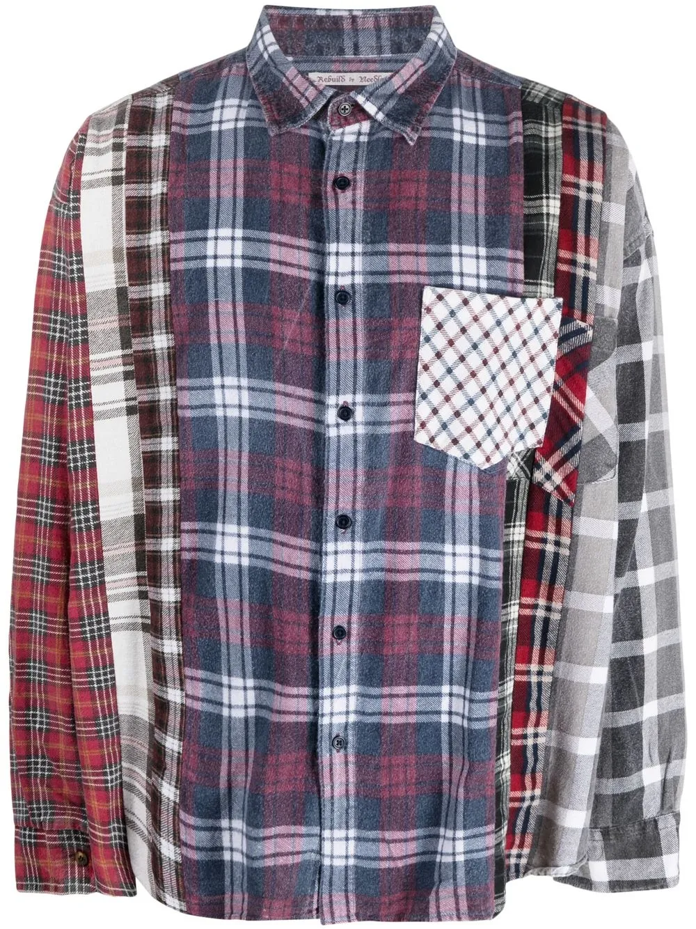 

Needles mix-print shirt - Red