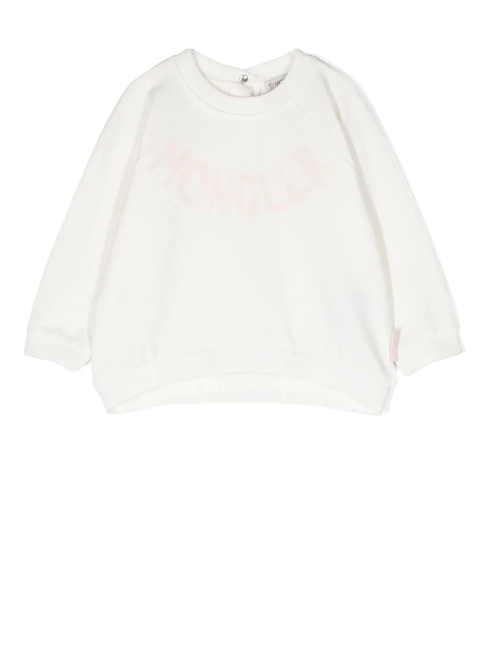 

Moncler Enfant sudadera con logo estampado - Blanco
