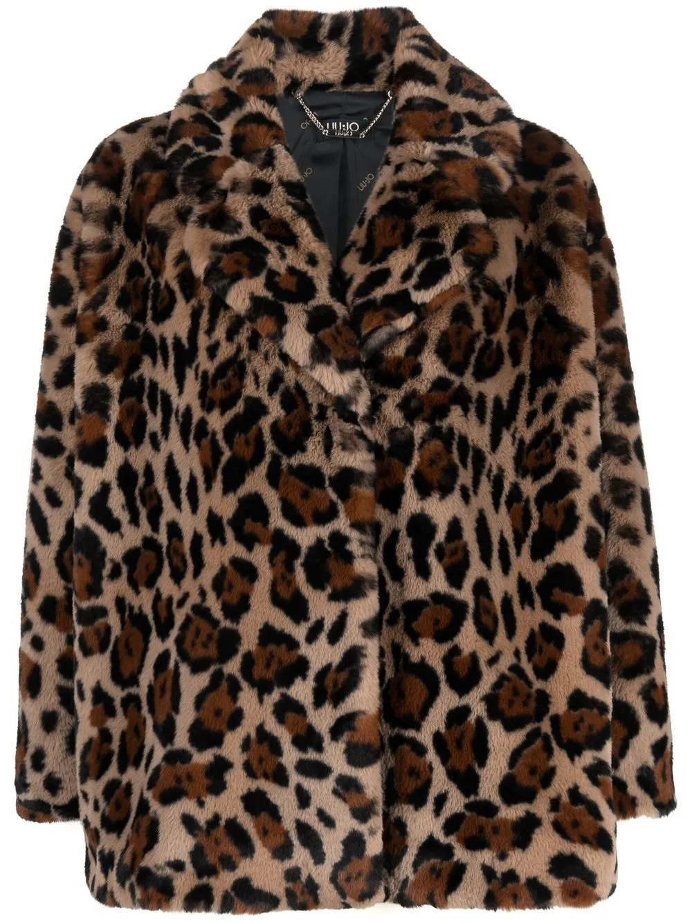 

LIU JO leopard-print faux-fur jacket - Neutrals