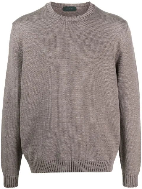 Zanone knitted crew-neck jumper