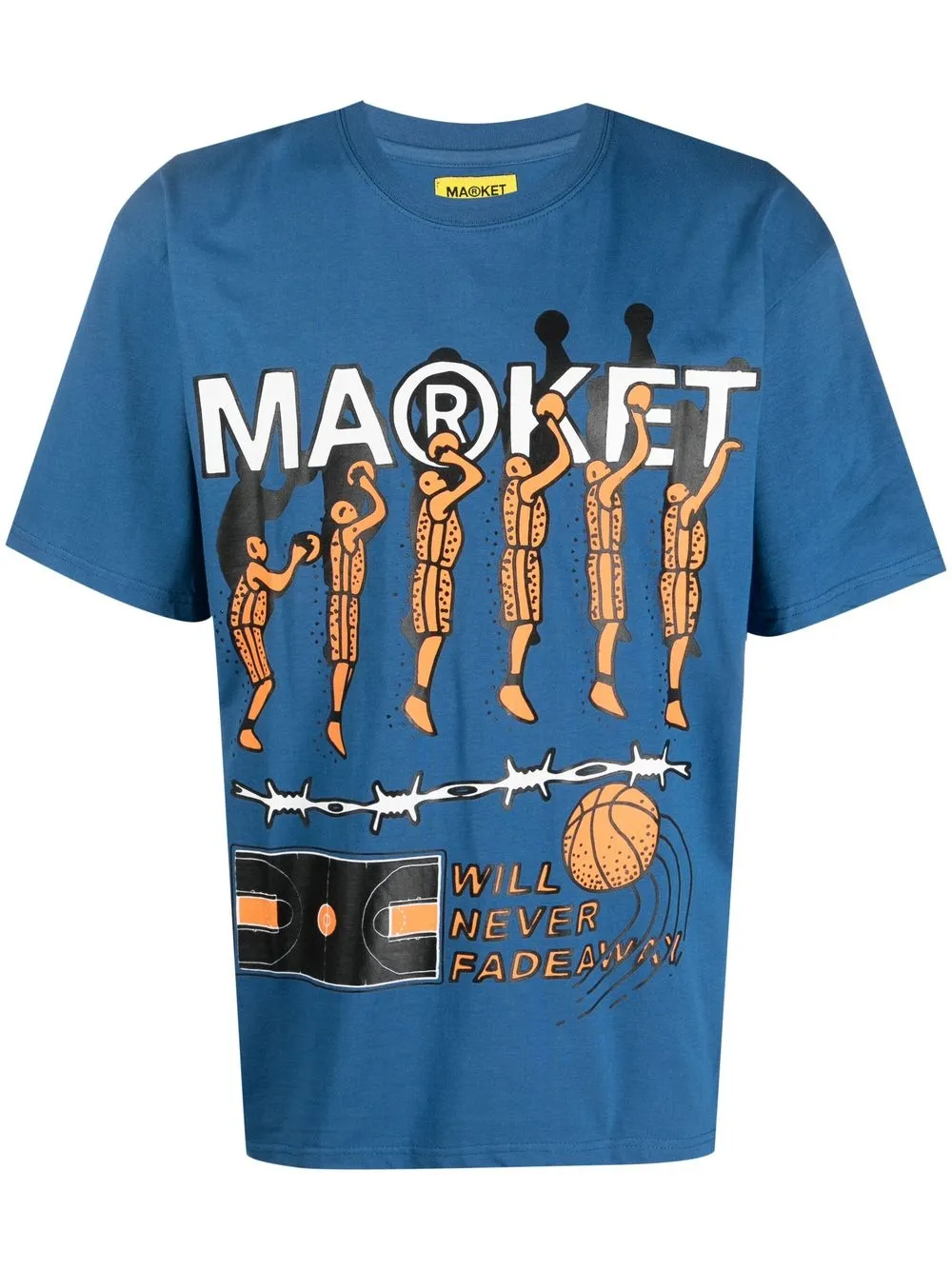 

MARKET playera con estampado gráfico - Azul