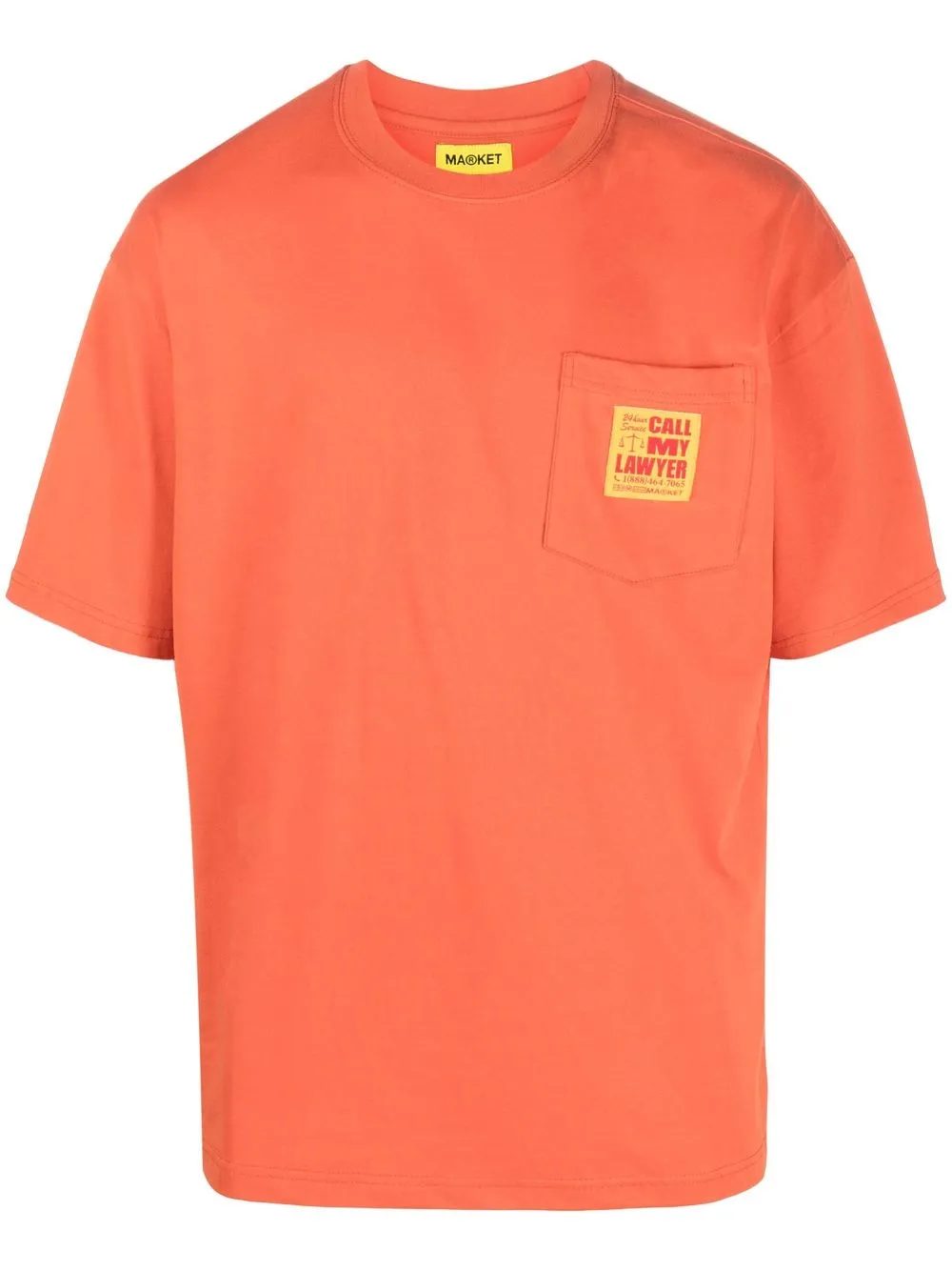 

MARKET playera con estampado gráfico - Naranja