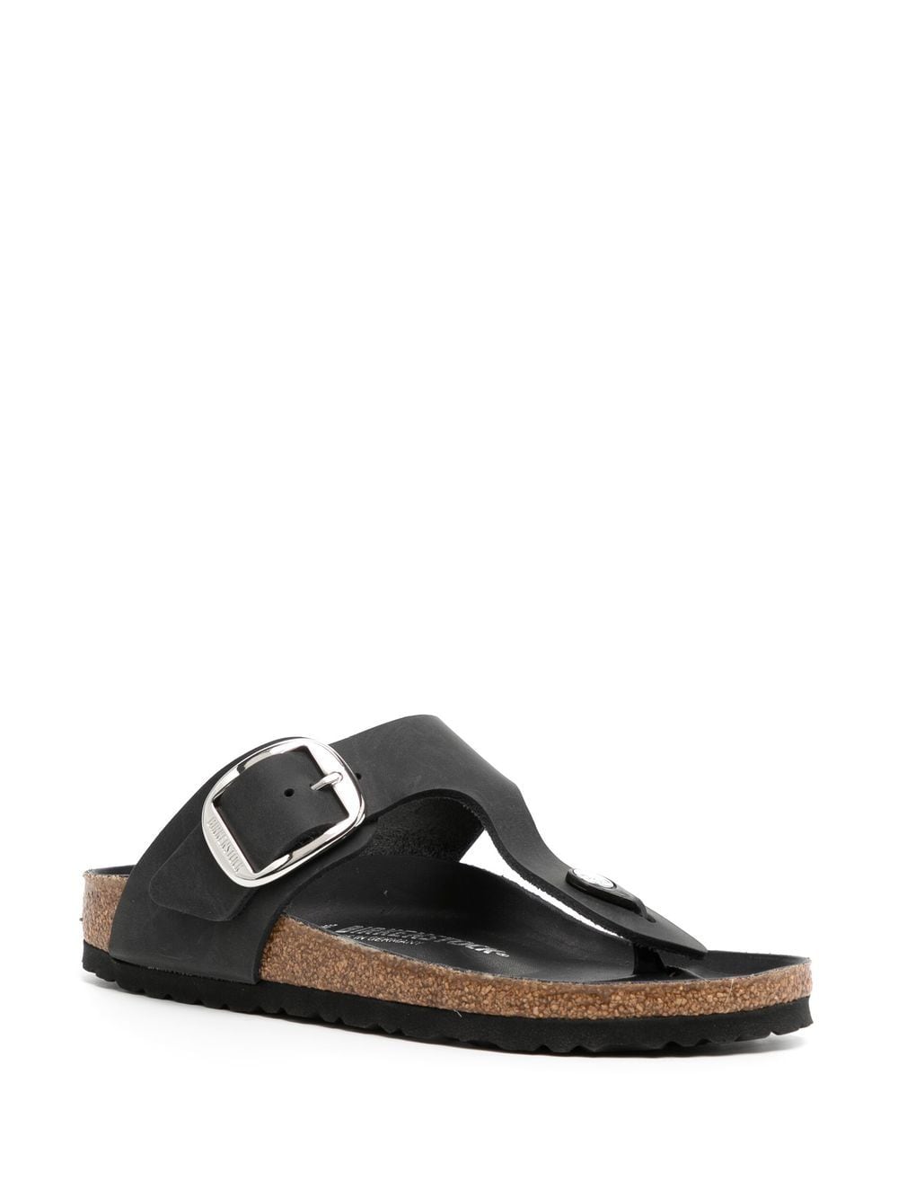 Birkenstock Gizeh sandalen met gesp - Zwart