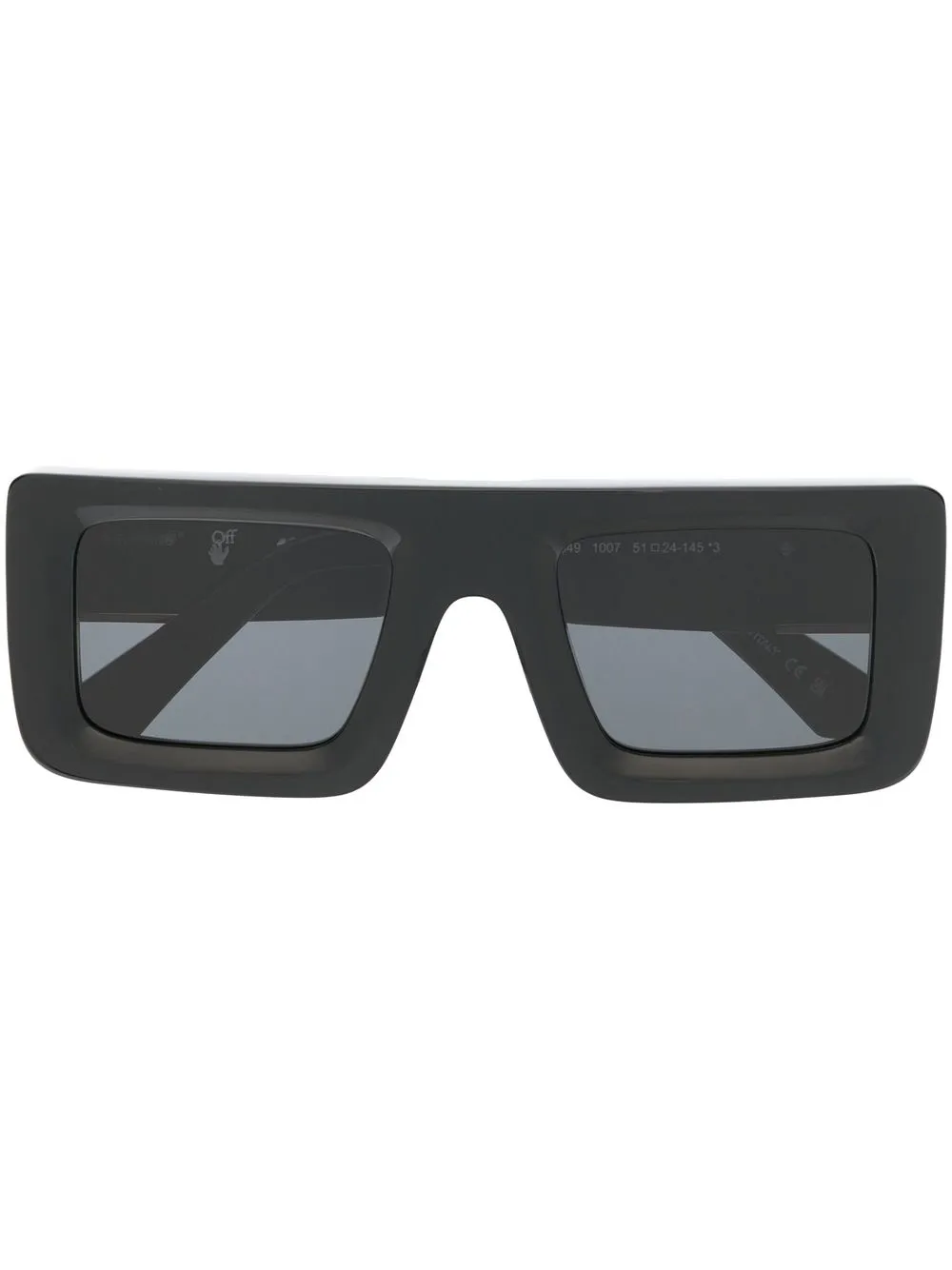 

Off-White lentes de sol con motivo Arrows - Negro