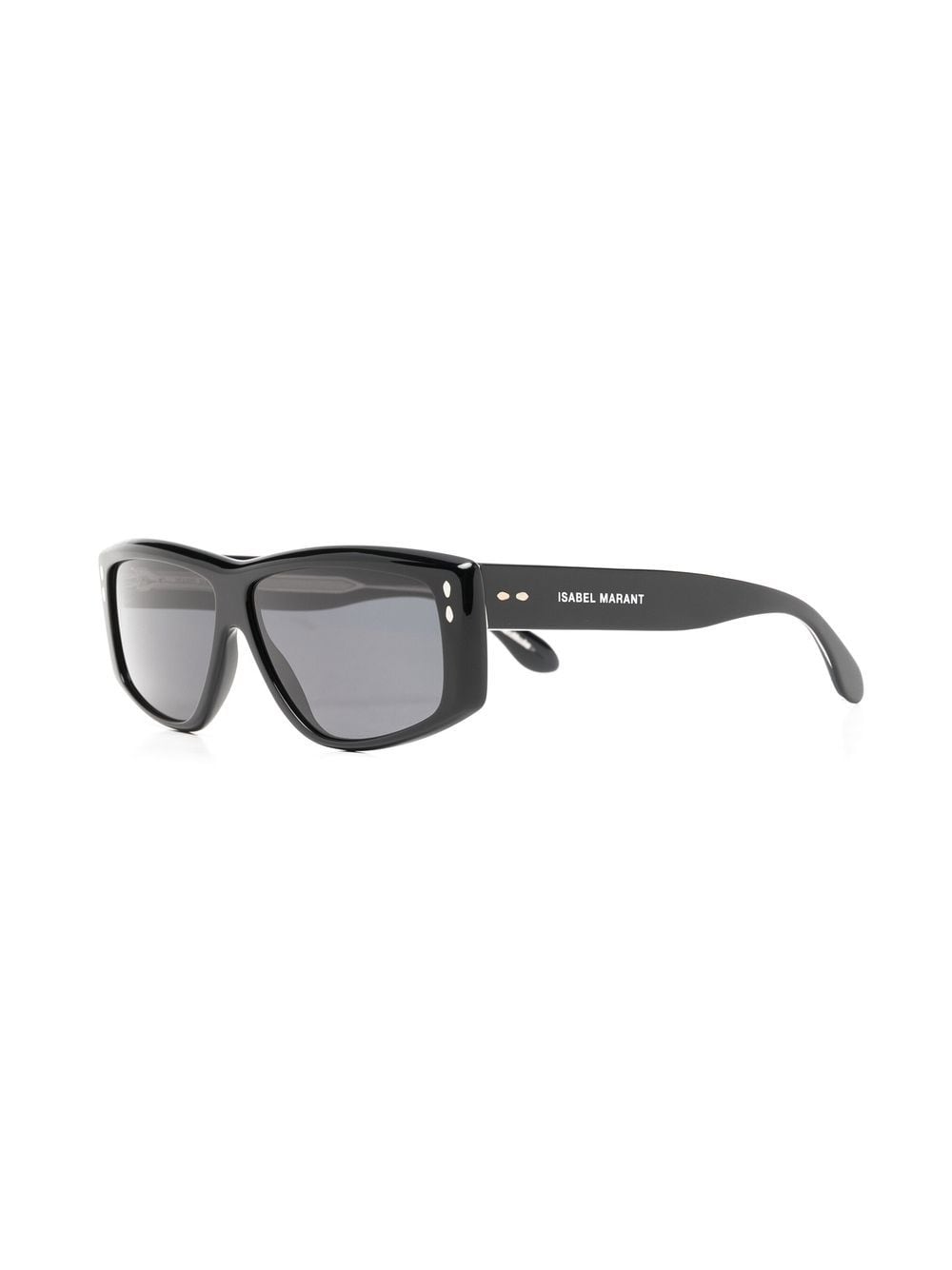 Shop Isabel Marant Eyewear Rectangle-frame Sunglasses In Black