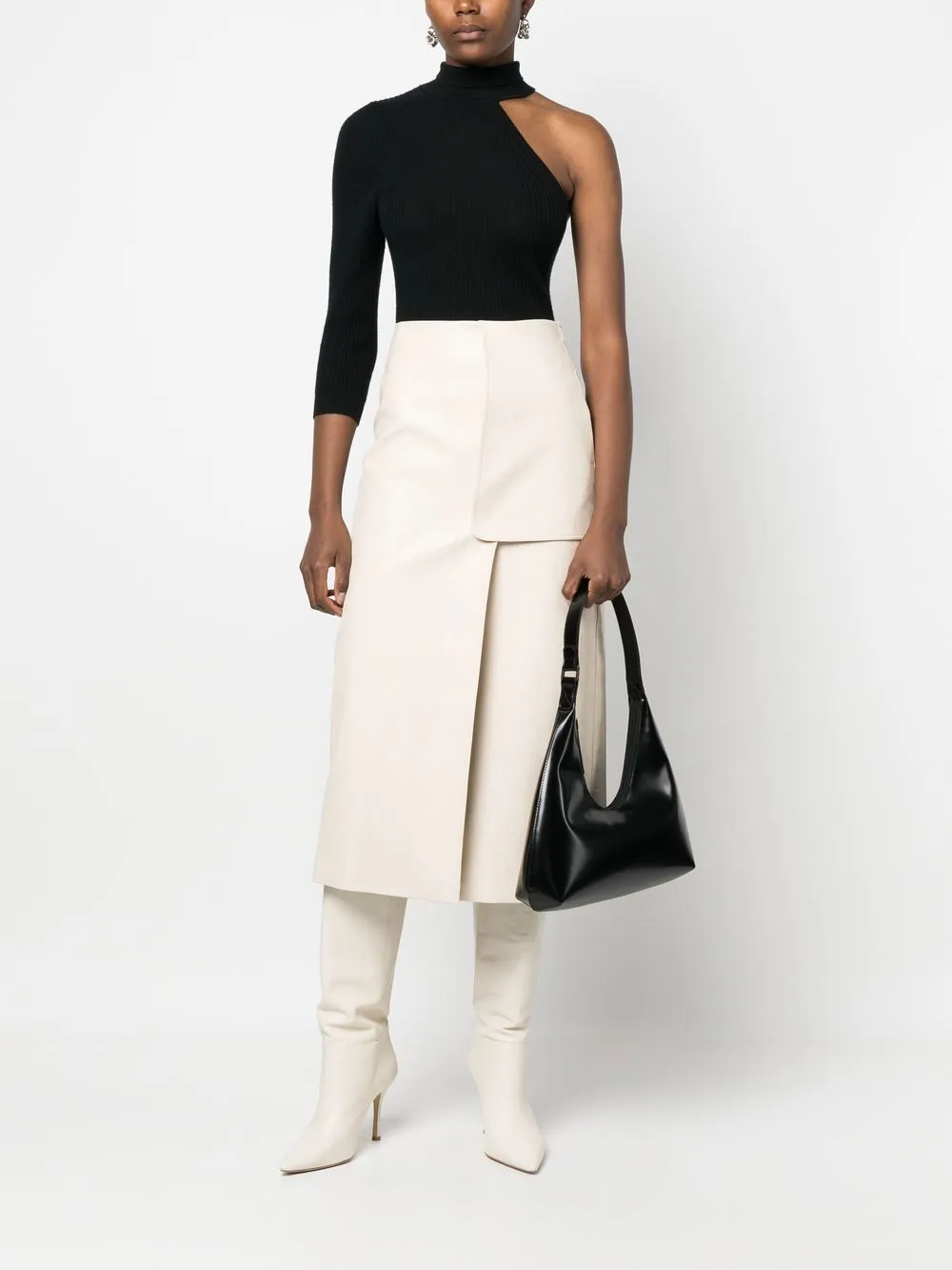 

BY FAR Amber shoulder bag - Black