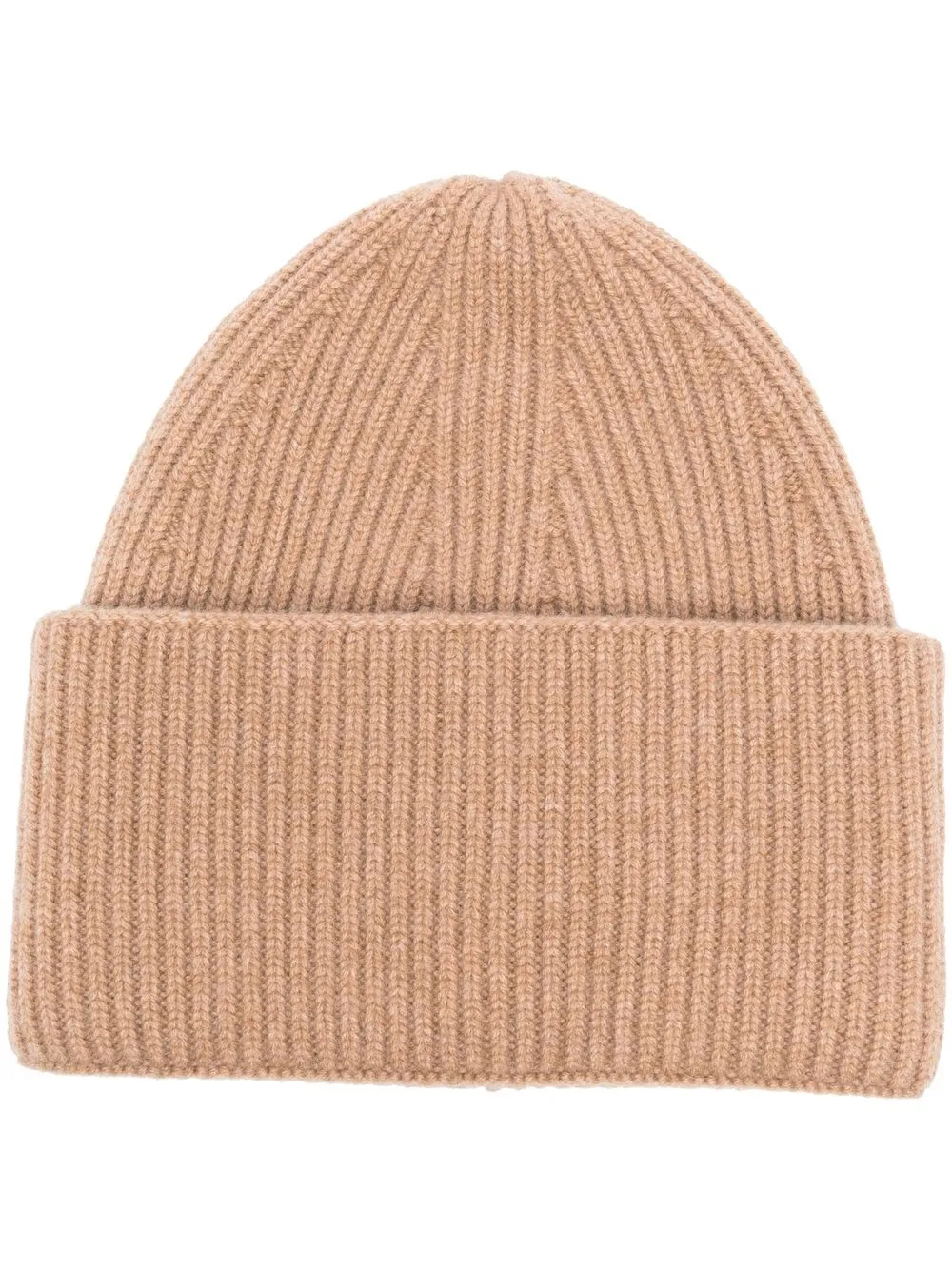 

Laneus cashmere ribbed-knit beanie - Neutrals