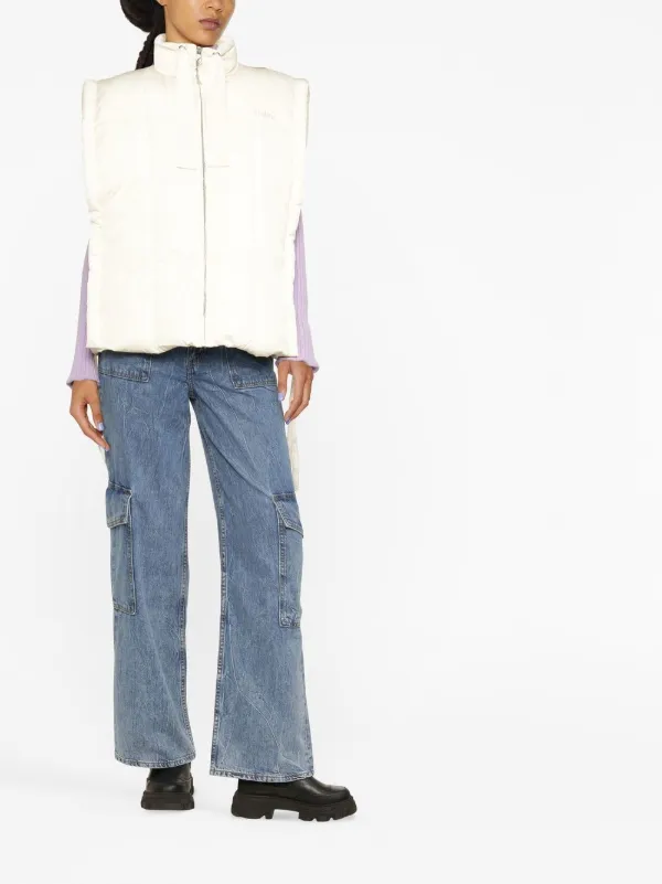 GANNI パデッドベスト GANNI パデッドベスト | ニュートラル | FARFETCH JP