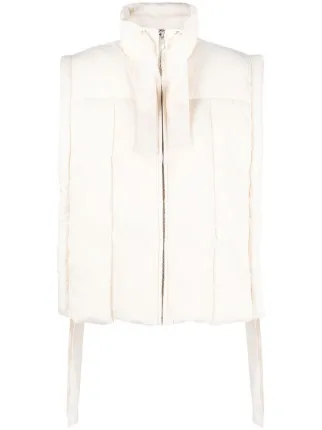 GANNI パデッドベスト GANNI パデッドベスト | ニュートラル | FARFETCH JP