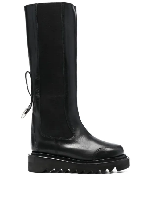 Toga Pulla - round-toe knee-length boots