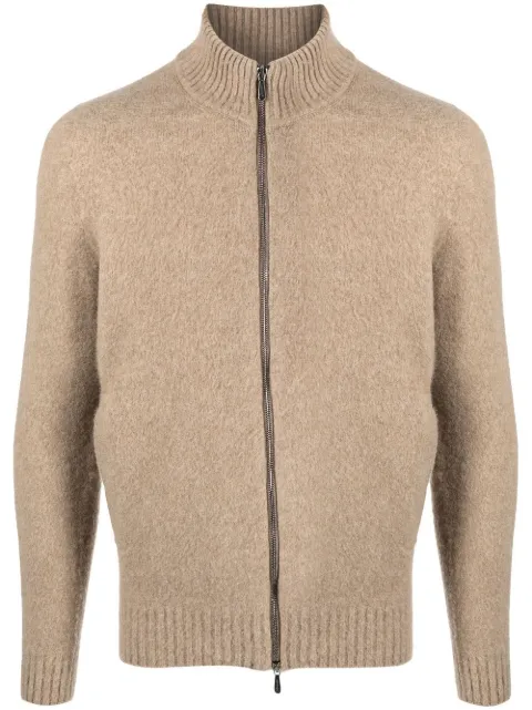 Drumohr zip-up wool jumper