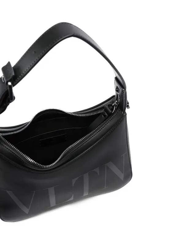 Valentino Garavani logo-print Shoulder Bag | Black | FARFETCH