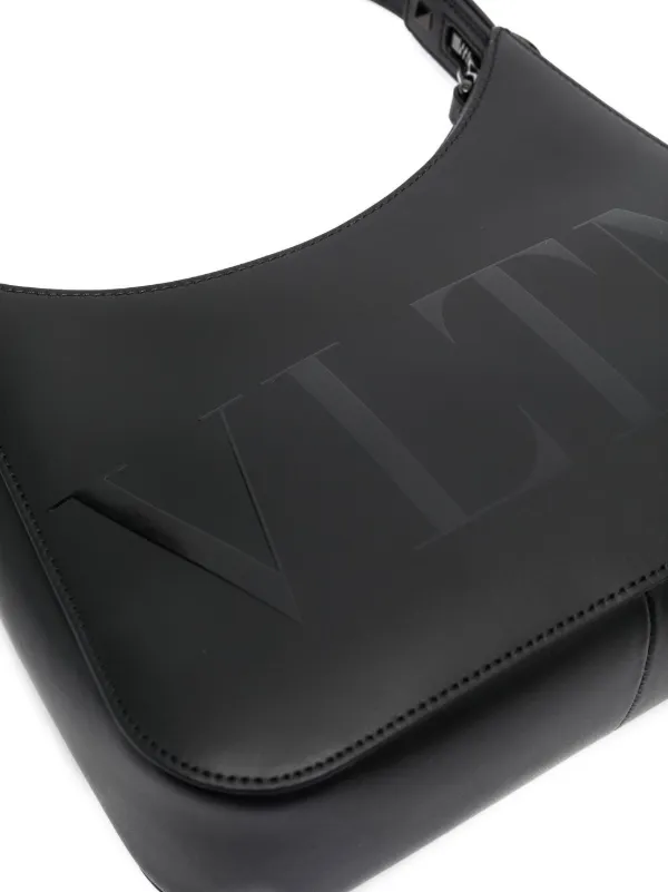 Valentino Garavani logo-print Shoulder Bag | Black | FARFETCH