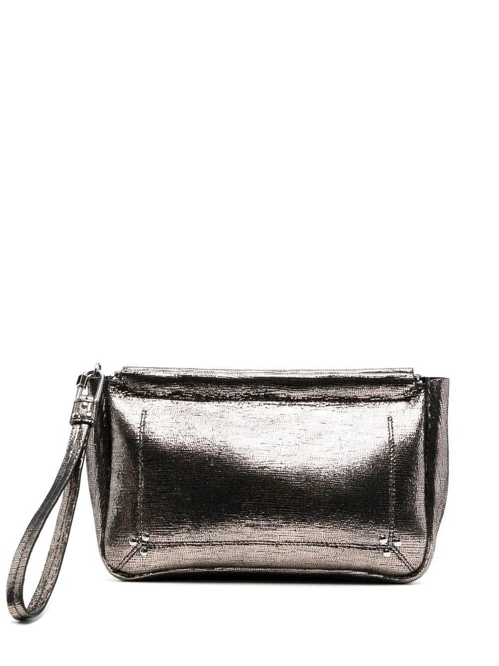 Jérôme Dreyfuss Metallic Leather Clutch Bag - Farfetch