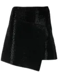 ANDREĀDAMO crystal-embellished mini skirt - Black