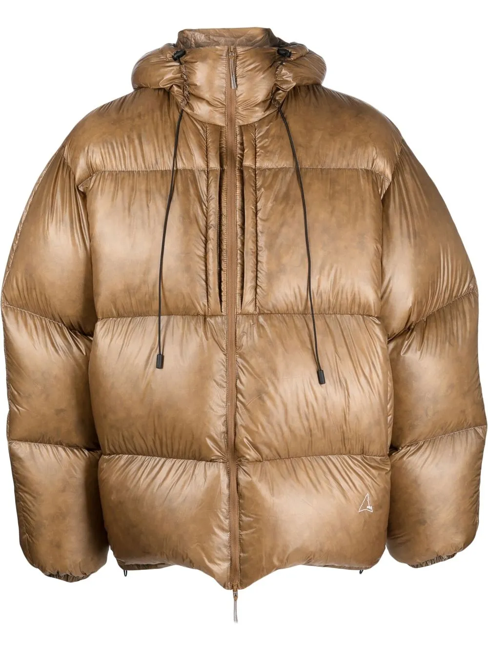 

ROA high-shine finish puffer jacket - Brown