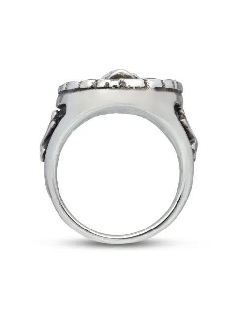 Farfetch Accessori Gioielli Anelli Anello con effetto vissuto Argento 