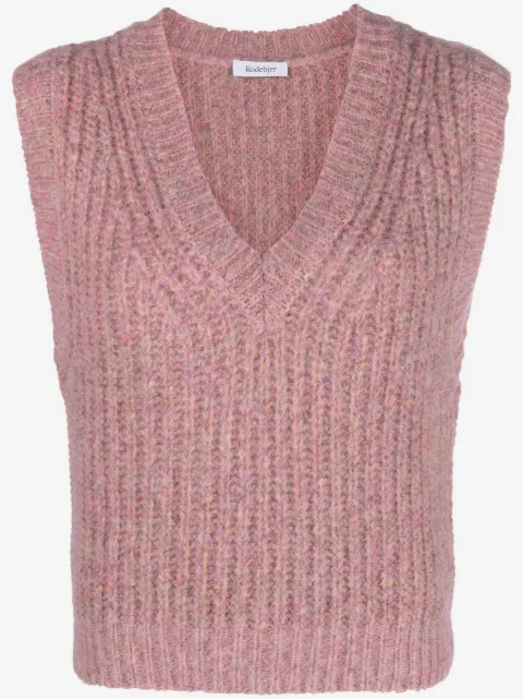 Rodebjer chunky-knit sleeveless vest 