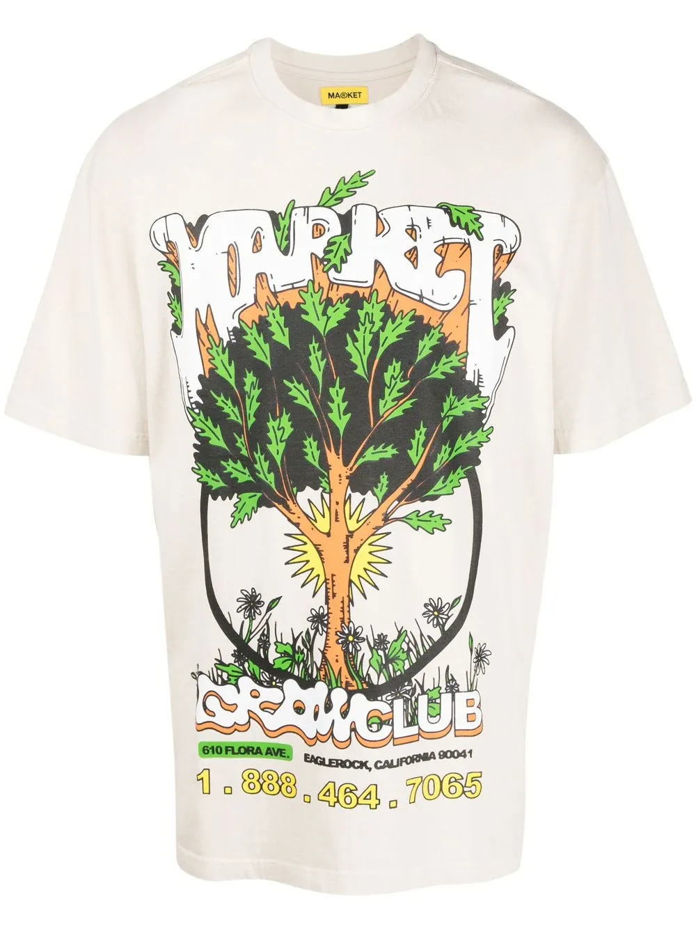 

MARKET graphic print T-shirt - Neutrals