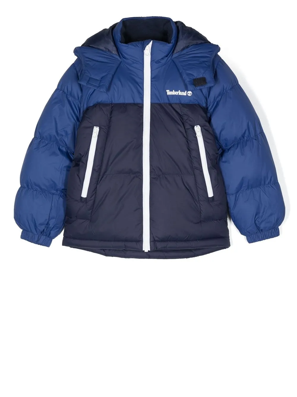

Timberland Kids two-tone padded jacket - Blue
