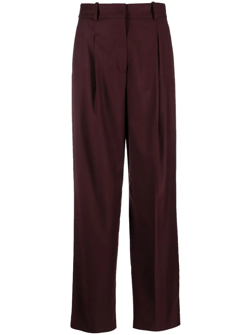 

Theory pantalones con pinzas - Rojo