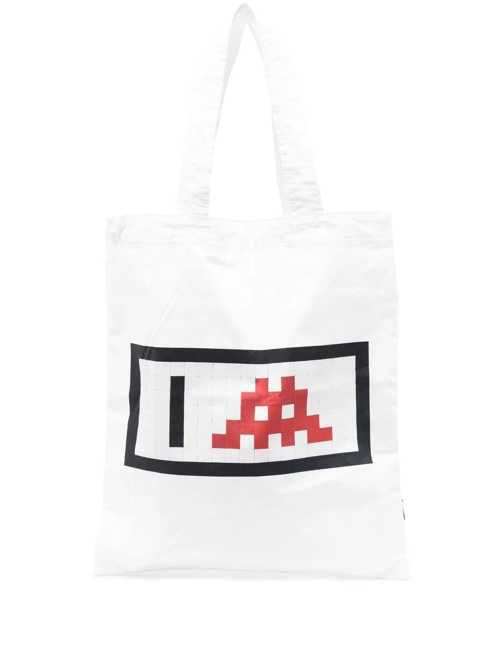 

Comme Des Garçons tote con estampado gráfico - Blanco