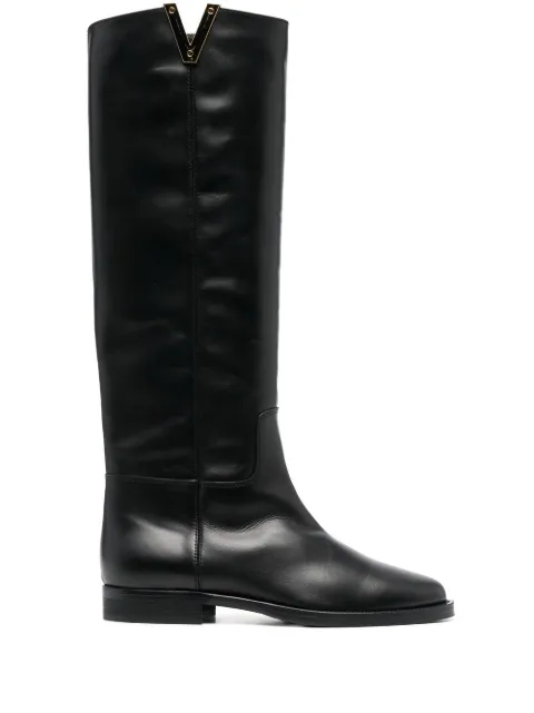 Via Roma 15 25mm pull-onleather boots