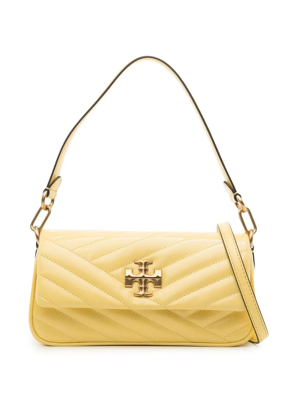 

Tory Burch bolsa satchel Kira pequeña - Amarillo