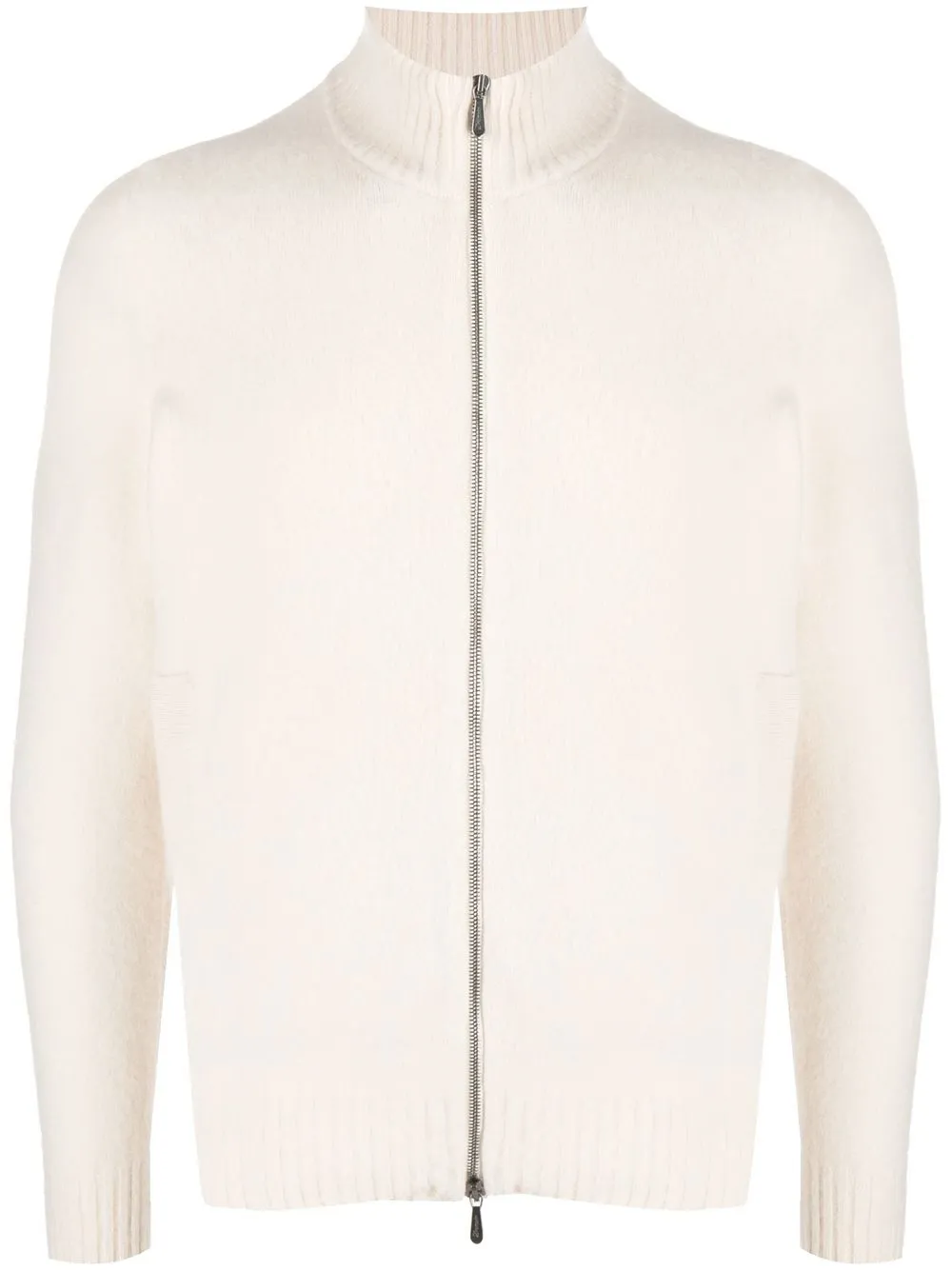 

Drumohr zip-up wool jumper - White