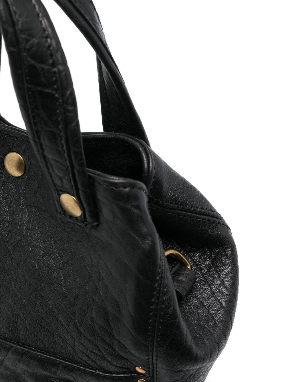 Shop Jérôme Dreyfuss Billy Leather Tote Bag In Black