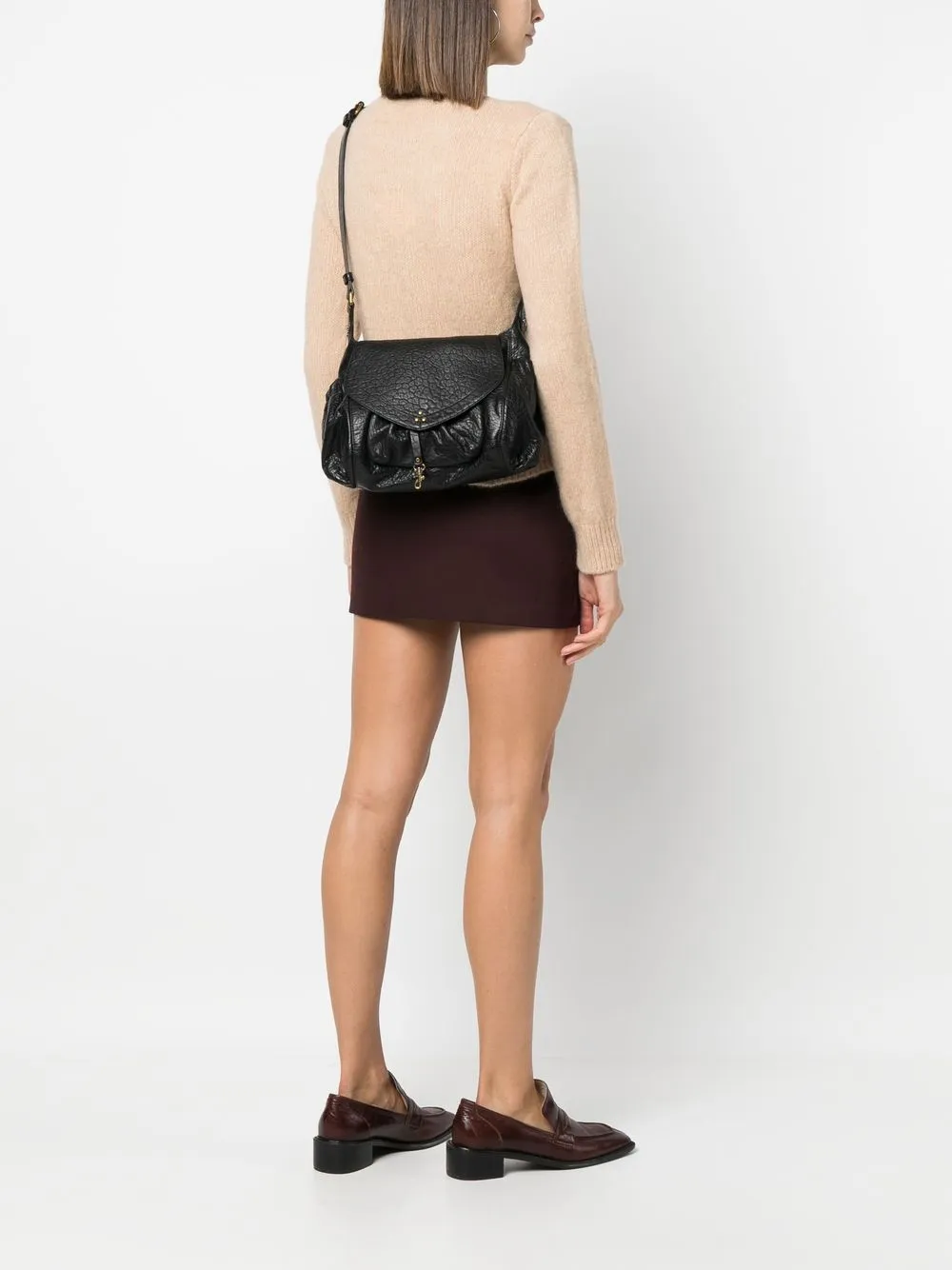Jérôme Dreyfuss Helmut crossbodytas - Zwart