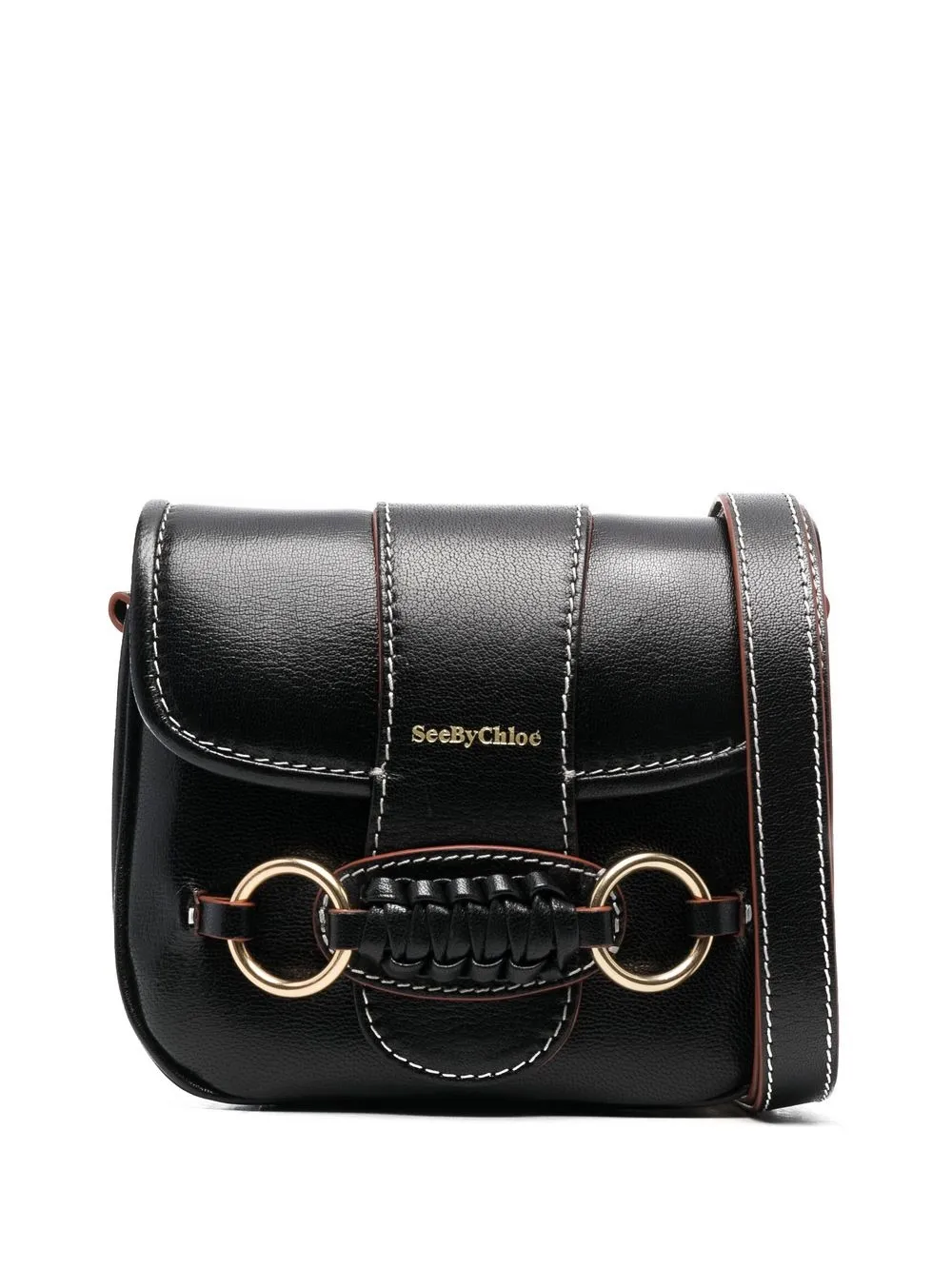 

See by Chloé Saddie leather shoulder bag - Black