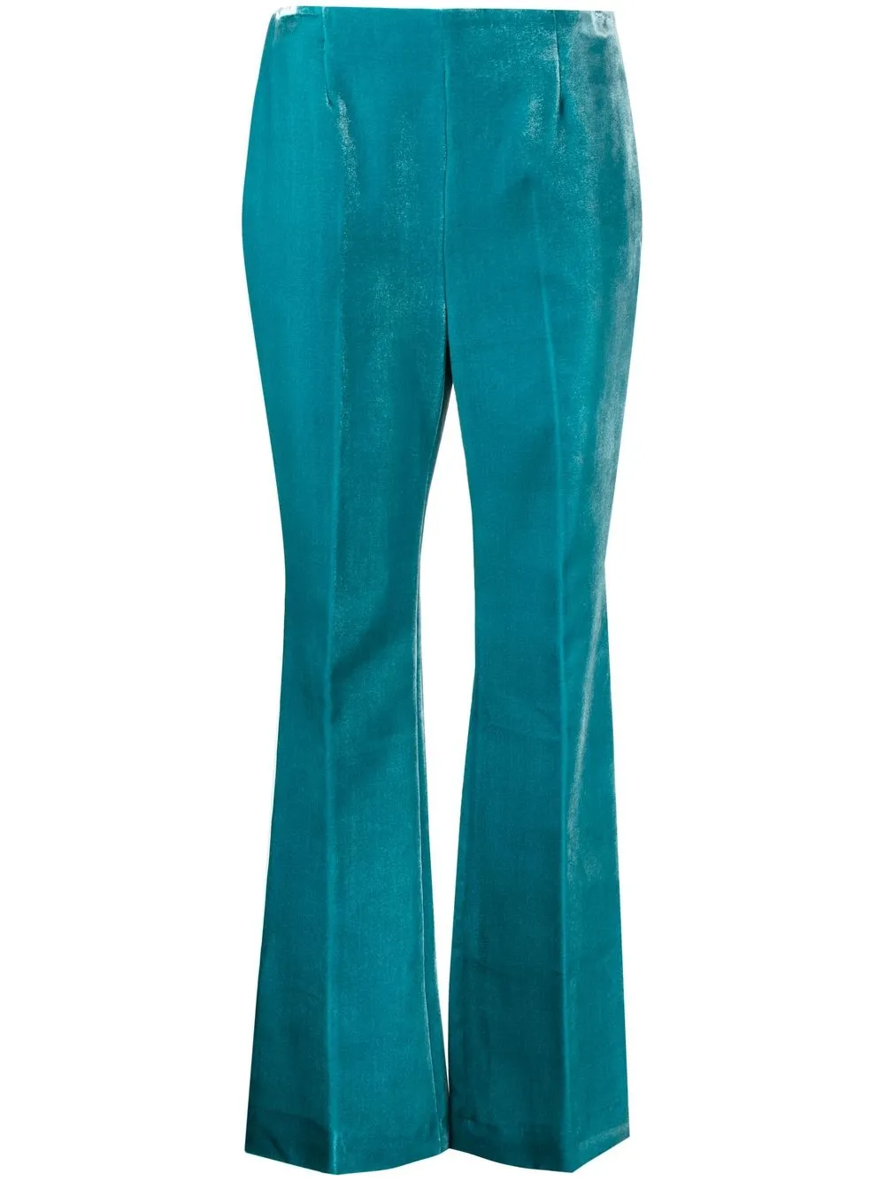 

Ermanno Scervino pantalones de vestir con tiro alto - Azul