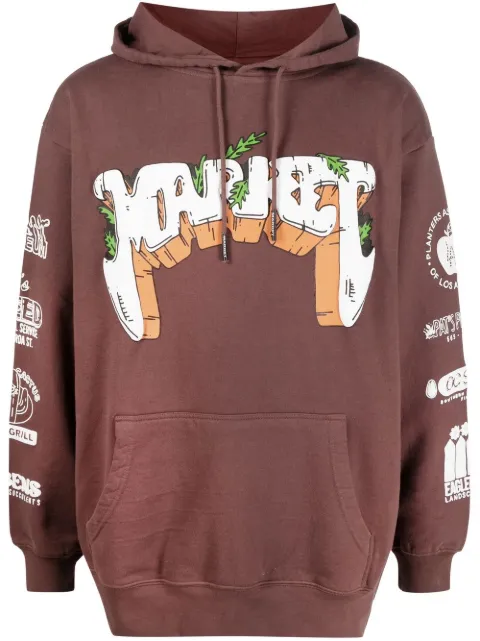 MARKET graphic-print drawstring hoodie