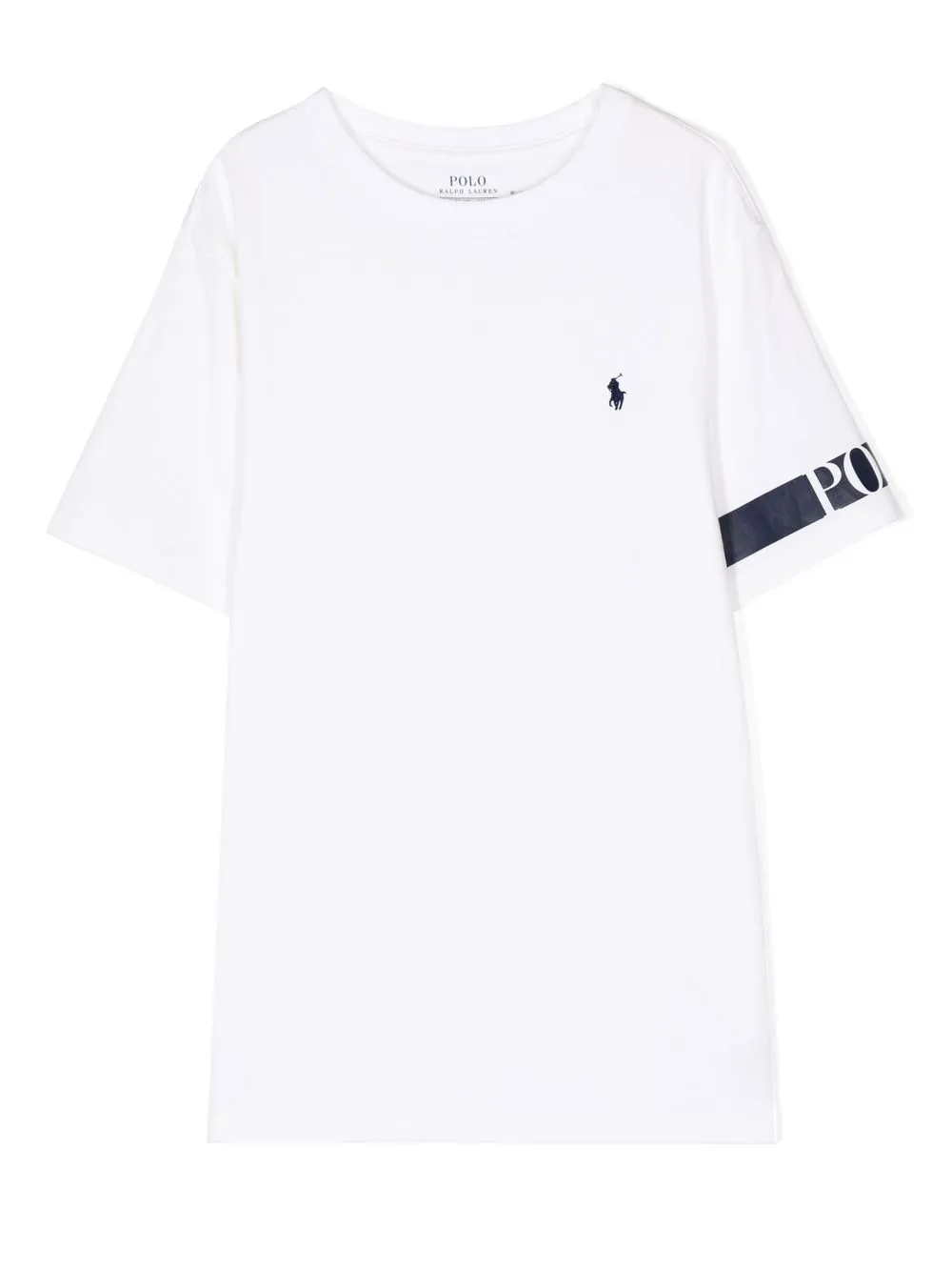 

Ralph Lauren Kids logo-print sleeve T-shirt - White