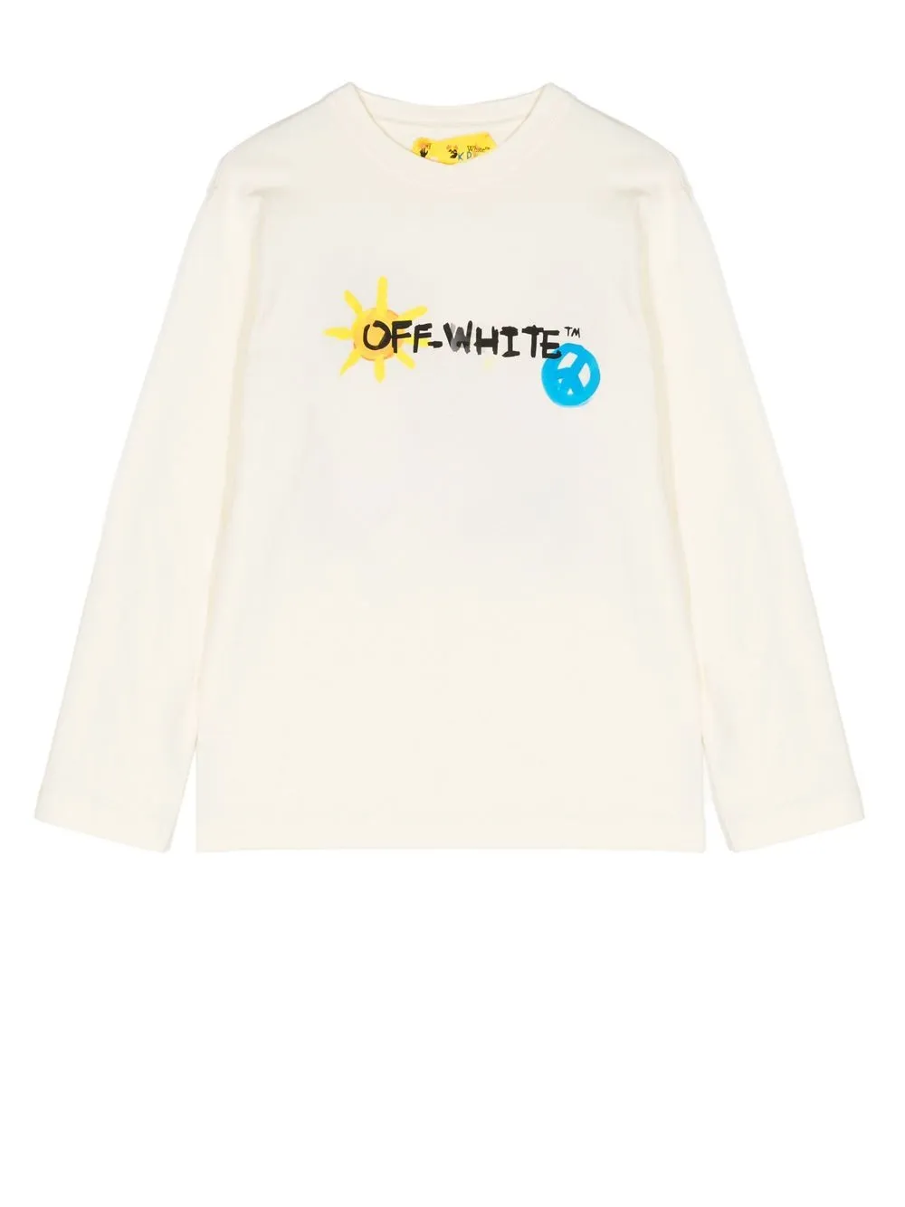 

Off-White Kids playera Arrows con estampado gráfico - Blanco