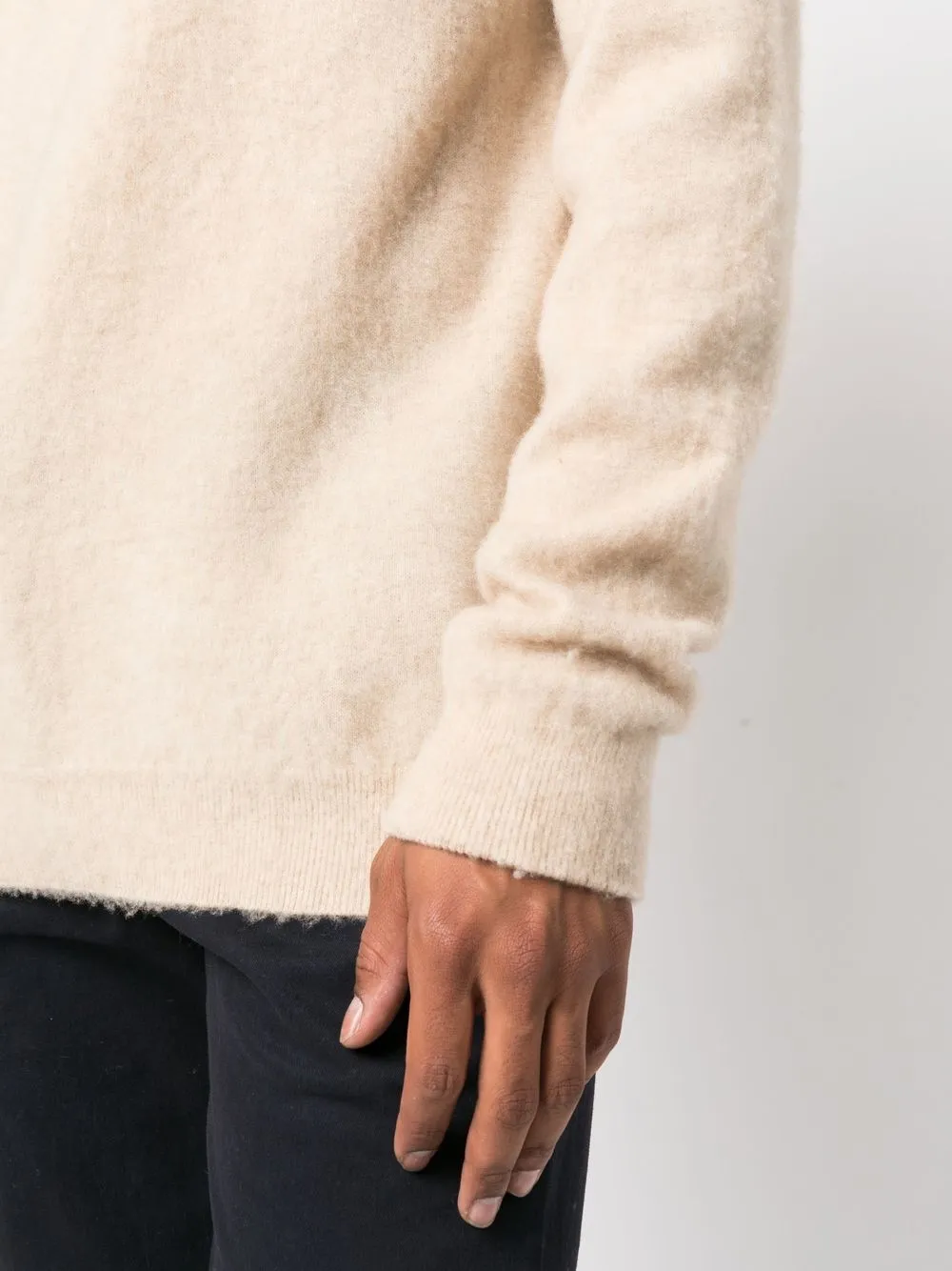 Massimo Alba Crewneck Cashmere Jumper In Neutrals ModeSens