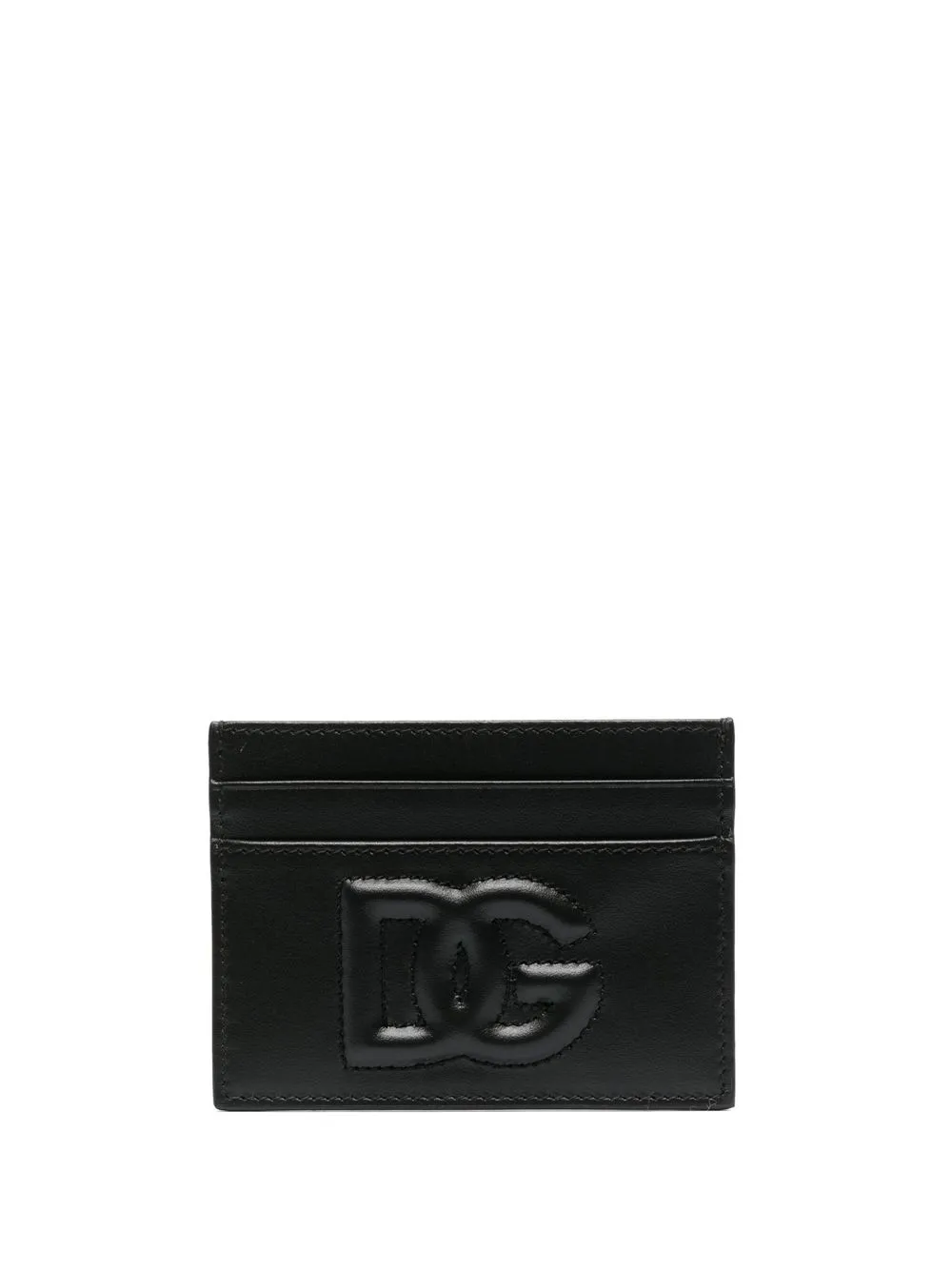 

Dolce & Gabbana embossed-logo cardholder - Black