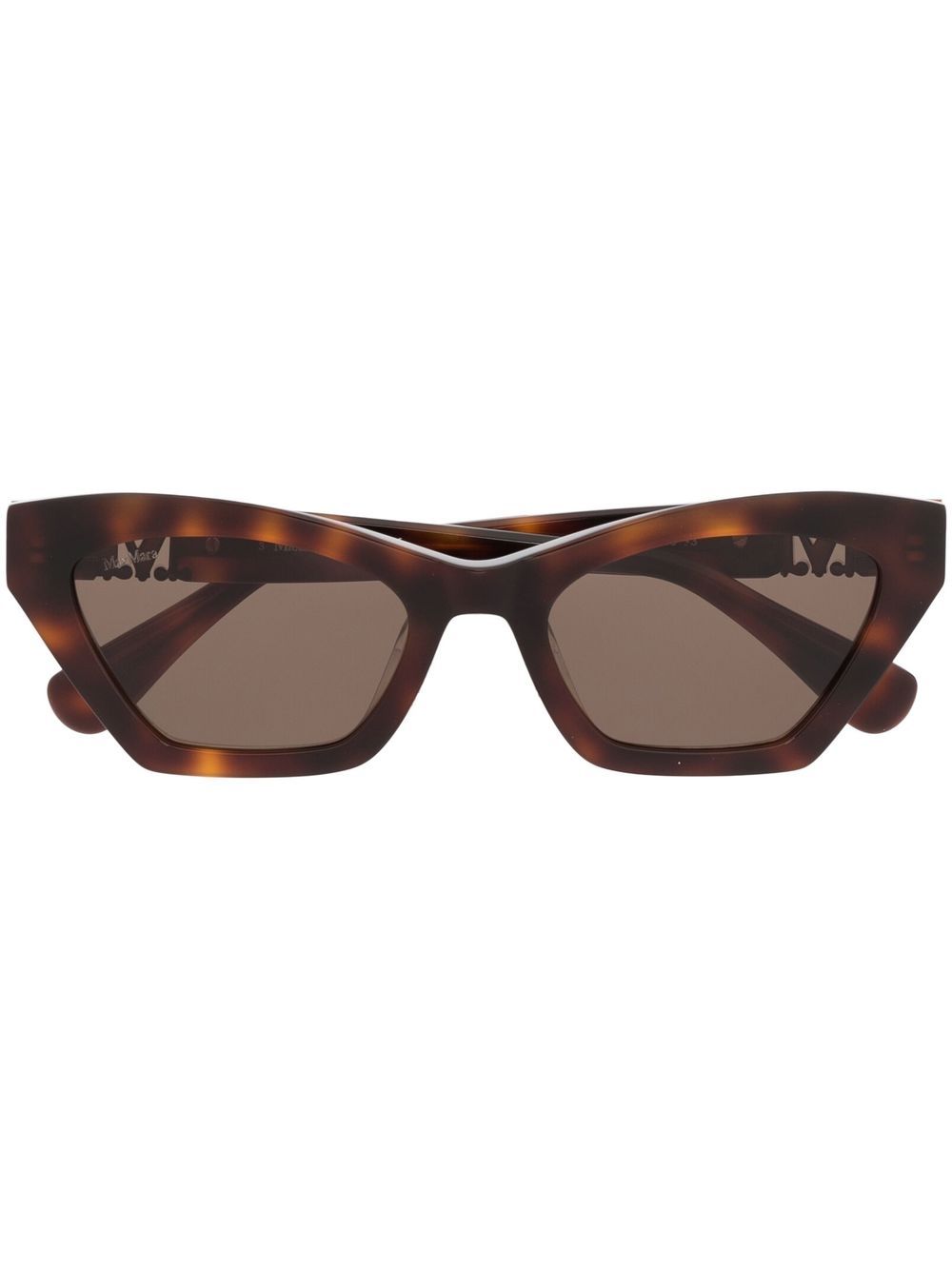 tortoiseshell-effect cat-eye sunglasses