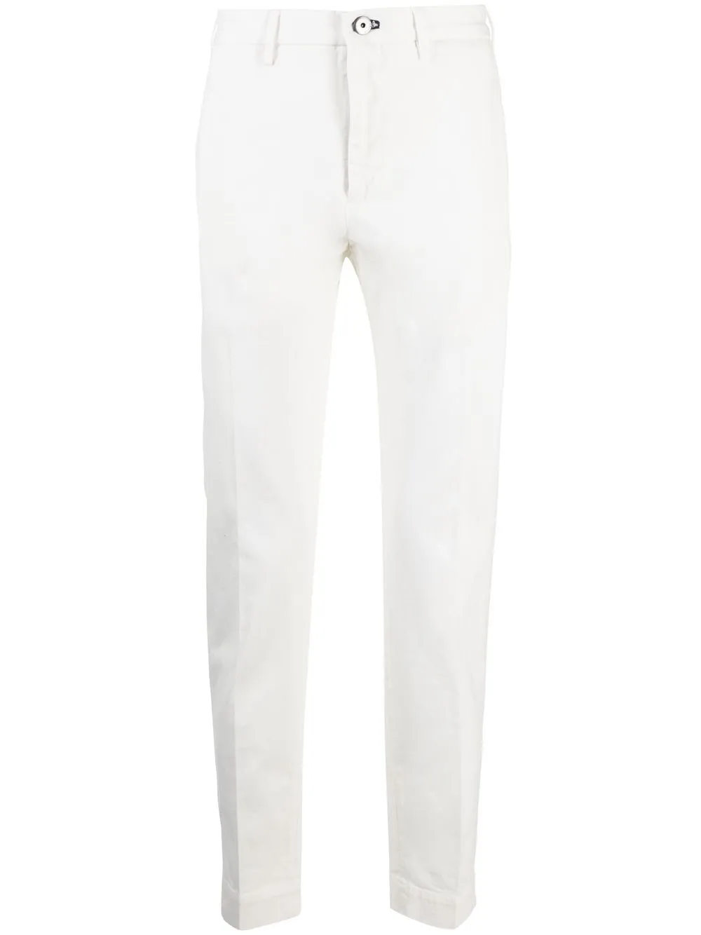 

Incotex straight-leg chinos - White