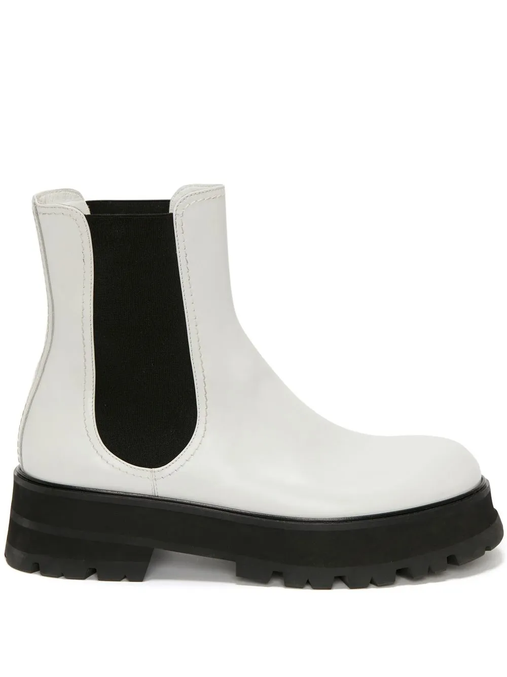 

Alexander McQueen chunky-sole leather boots - White