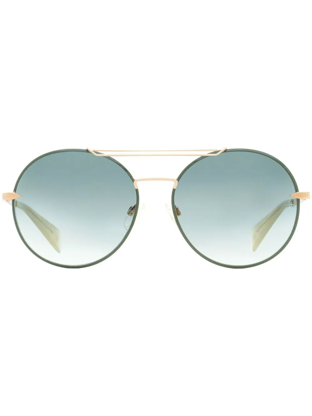 

RAG & BONE EYEWEAR gradient round-frame sunglasses - Gold