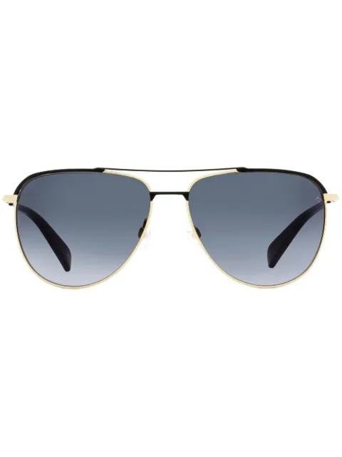 gradient pilot-frame sunglasses