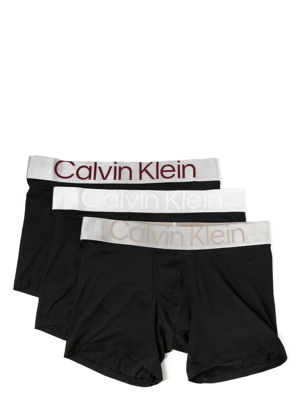 

Calvin Klein three-pack logo boxer briefs - Black